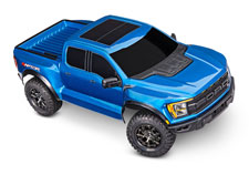 Ford F-150 Raptor R (#101076-4) Front High Three-Quarter View (Blue)