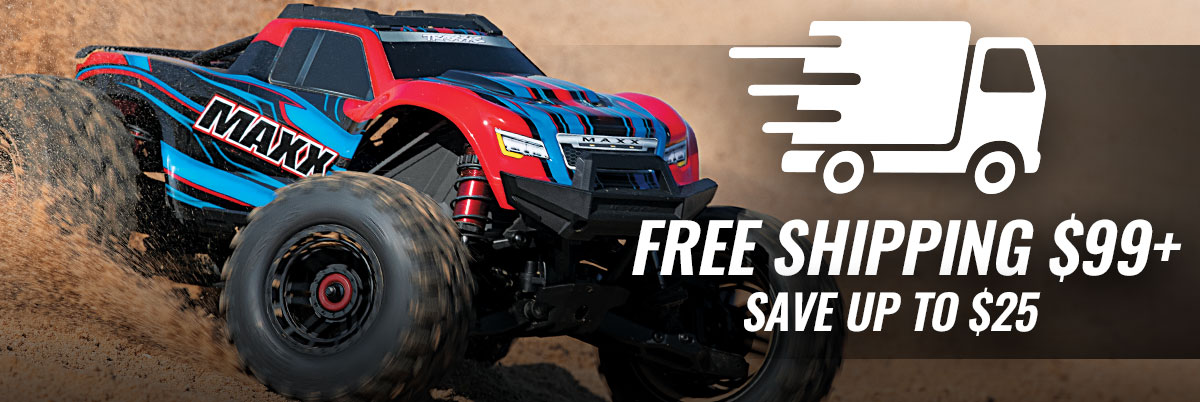 Free Shipping From Traxxas