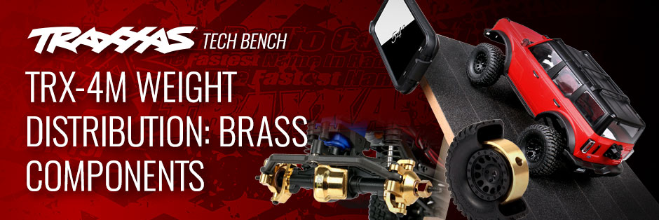 TRX-4M Brass Component Weight Distribution