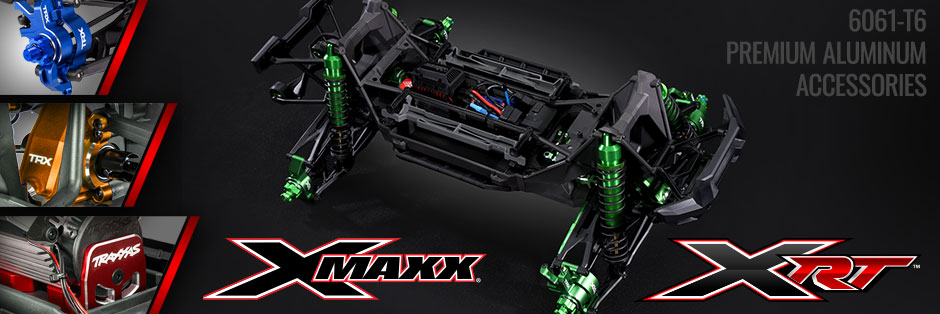 New Premium Aluminum Accessories for X-Maxx and XRT