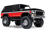 Red TRX-4® Scale and Trail® Crawler with 1979 Ford® Bronco Body:  4WD Electric Truck with TQi™ Traxxas Link™ Enabled 2.4GHz Radio System
