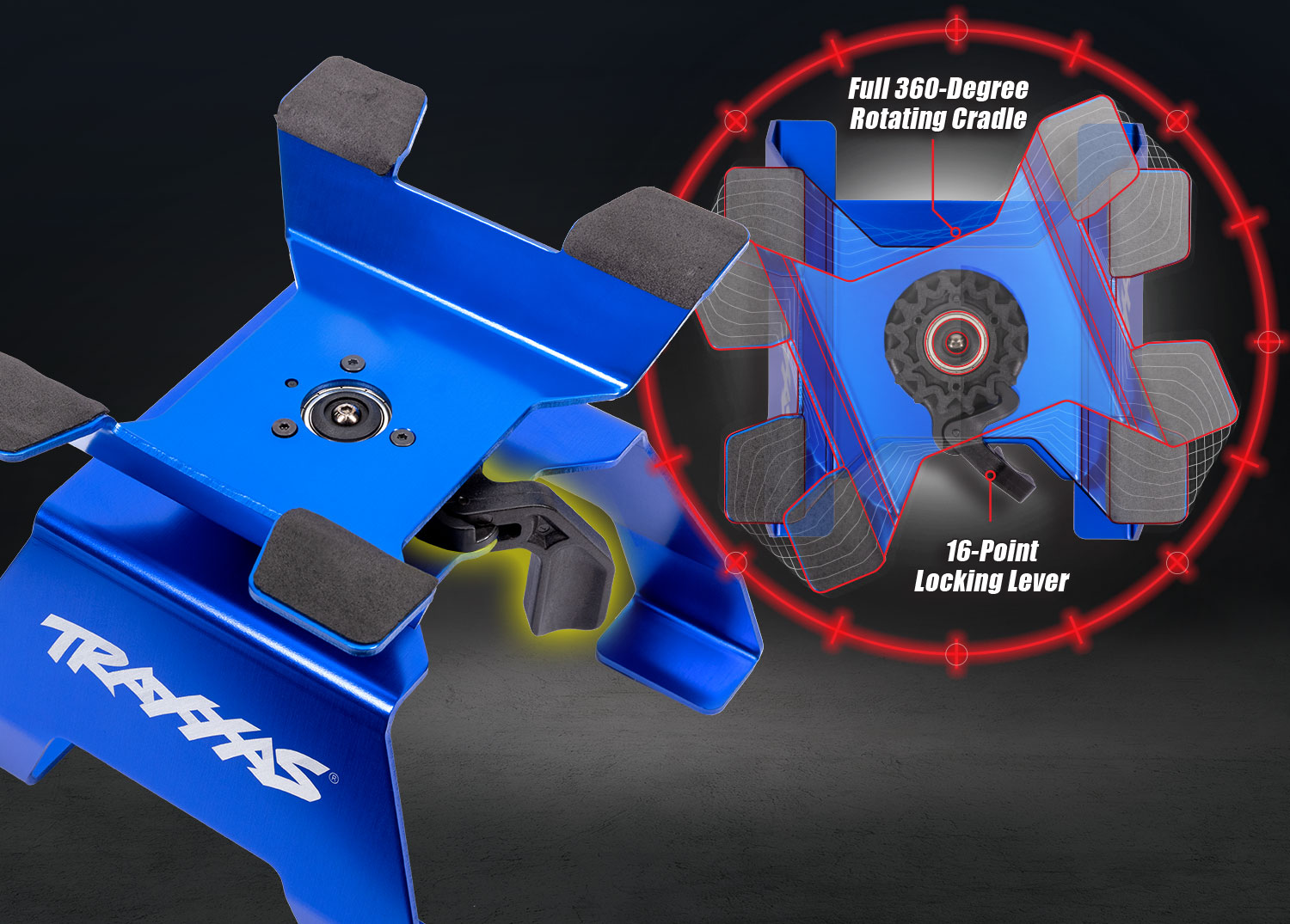 Aluminum RC stand rotation (8796)