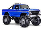 BLUE TRX-4® High Trail Edition™ with 1979 Ford® F-150® Truck Body:  4WD Electric Truck with TQi™ Traxxas Link™ Enabled 2.4GHz Radio System