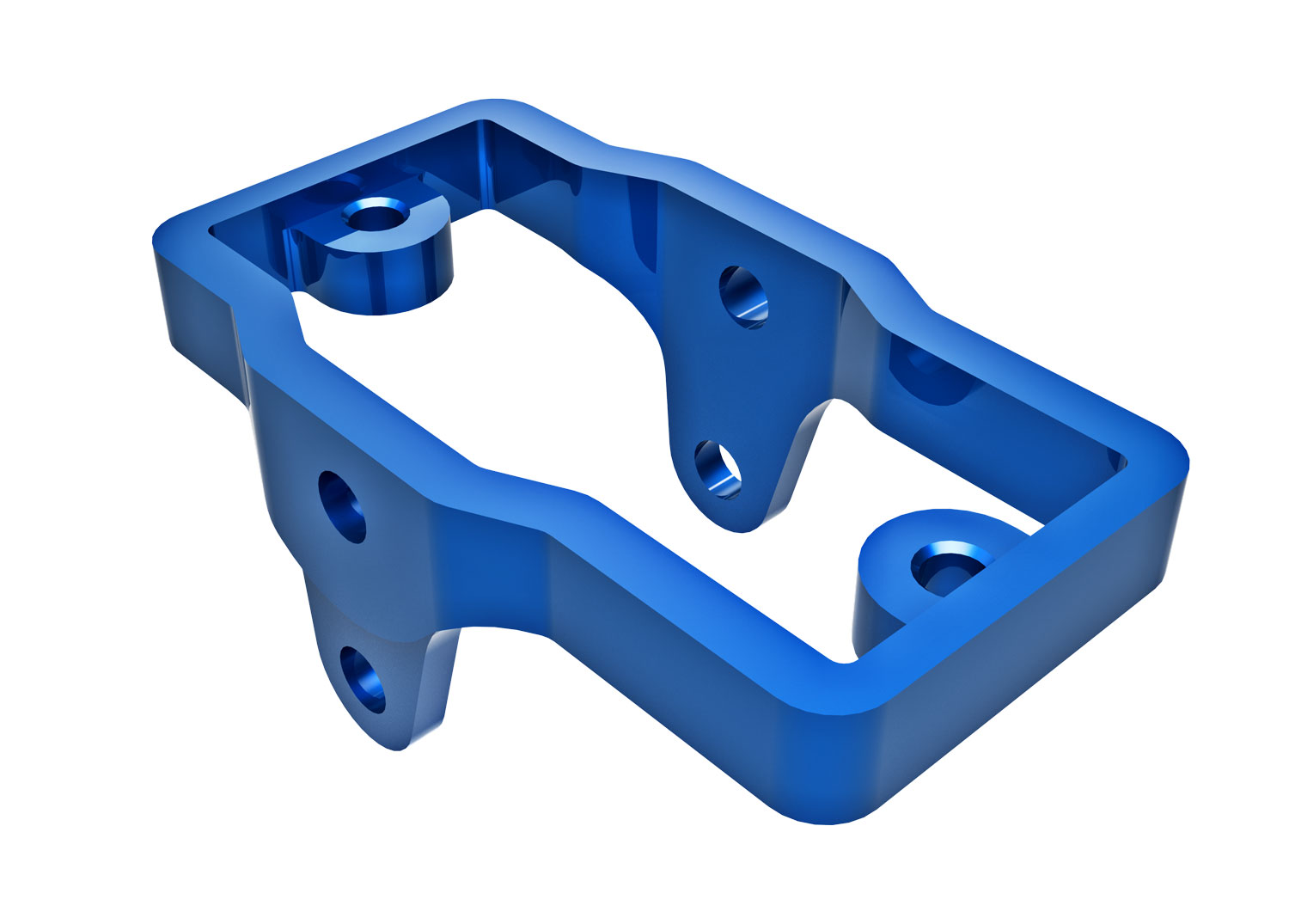 Blue Aluminum Servo Mount