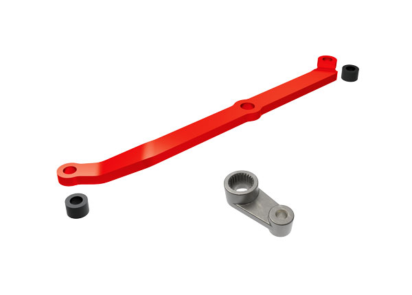 Red Aluminum Steering Link