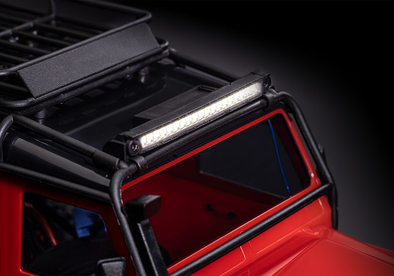 TRX-4M Accessory Light Bars (#9789) Installed Upper Bar on Defender