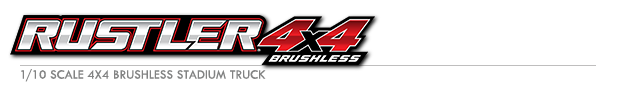 Rustler® 4X4 Brushless: 1/10-scale 4WD Stadium Truck with TQ™ 2.4GHz radio system Logo