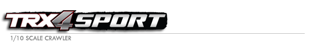 TRX-4® Sport:  4WD Electric Truck with TQ™ 2.4GHz Radio System Logo